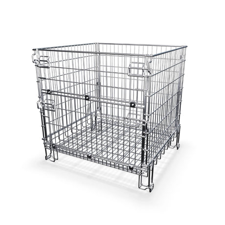 Collapsible Wire Storage Cage with Door
