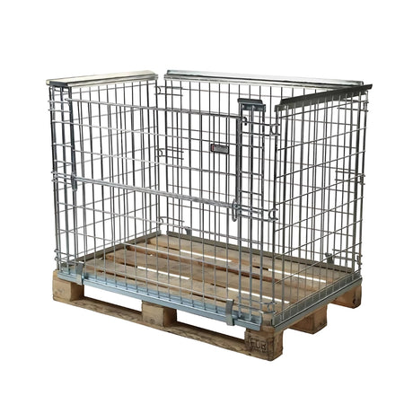 Euro Pallet Stackable Retention Cage