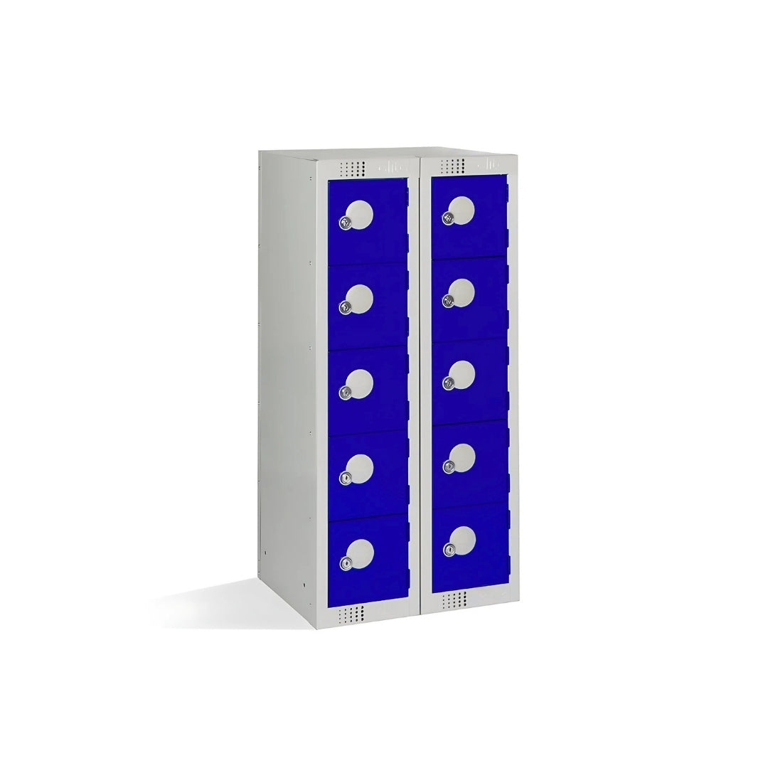 Free-Standing Personal Effects Lockers – 10 or 20 Door Secure Storage