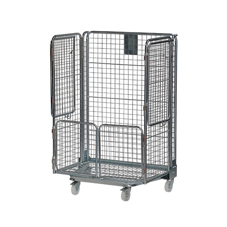 Jumbo Nestable Cage Trolley – Full Mesh
