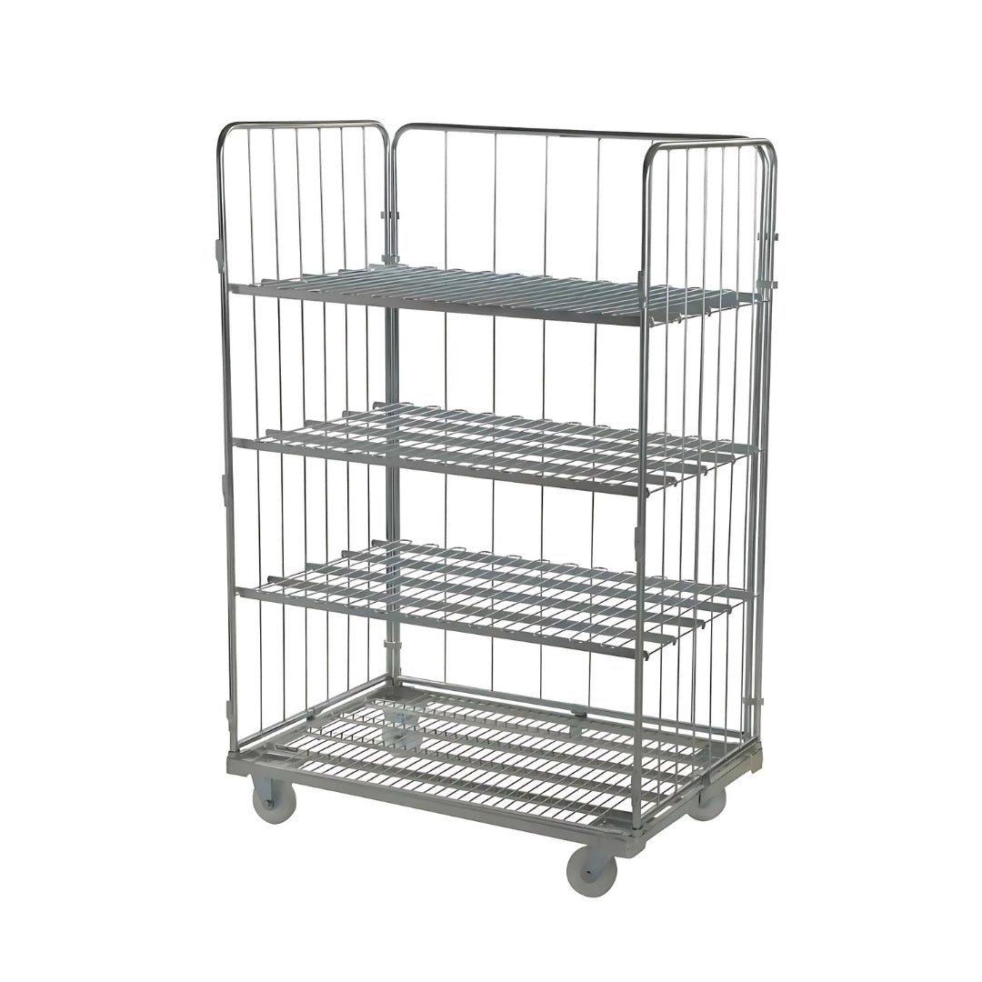 Jumbo Roll Cage Trolley – 3 or 4 Sided
