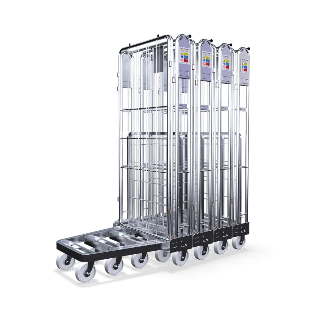 Nestable Cage Trolley on Wheels