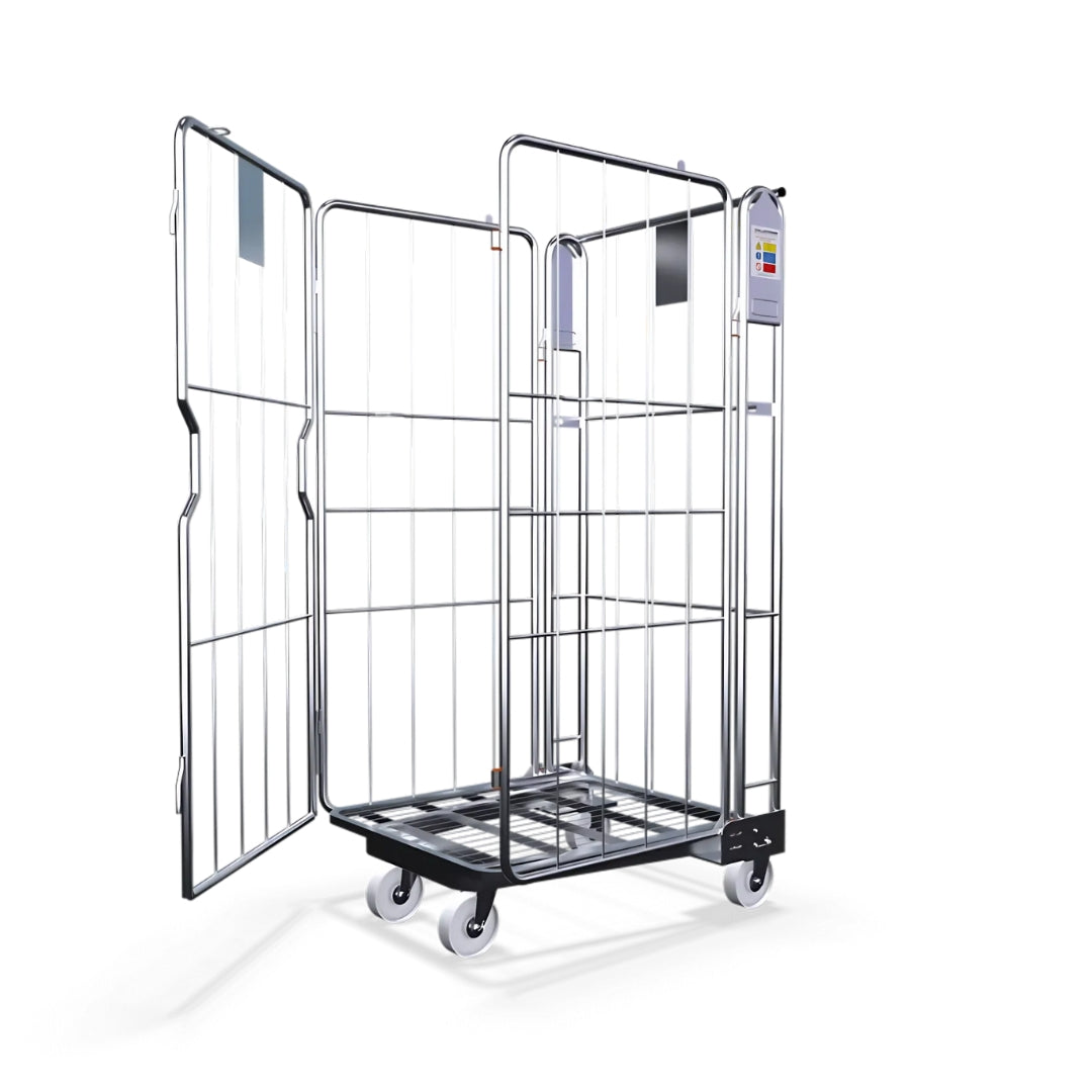 Nestable Cage Trolley on Wheels