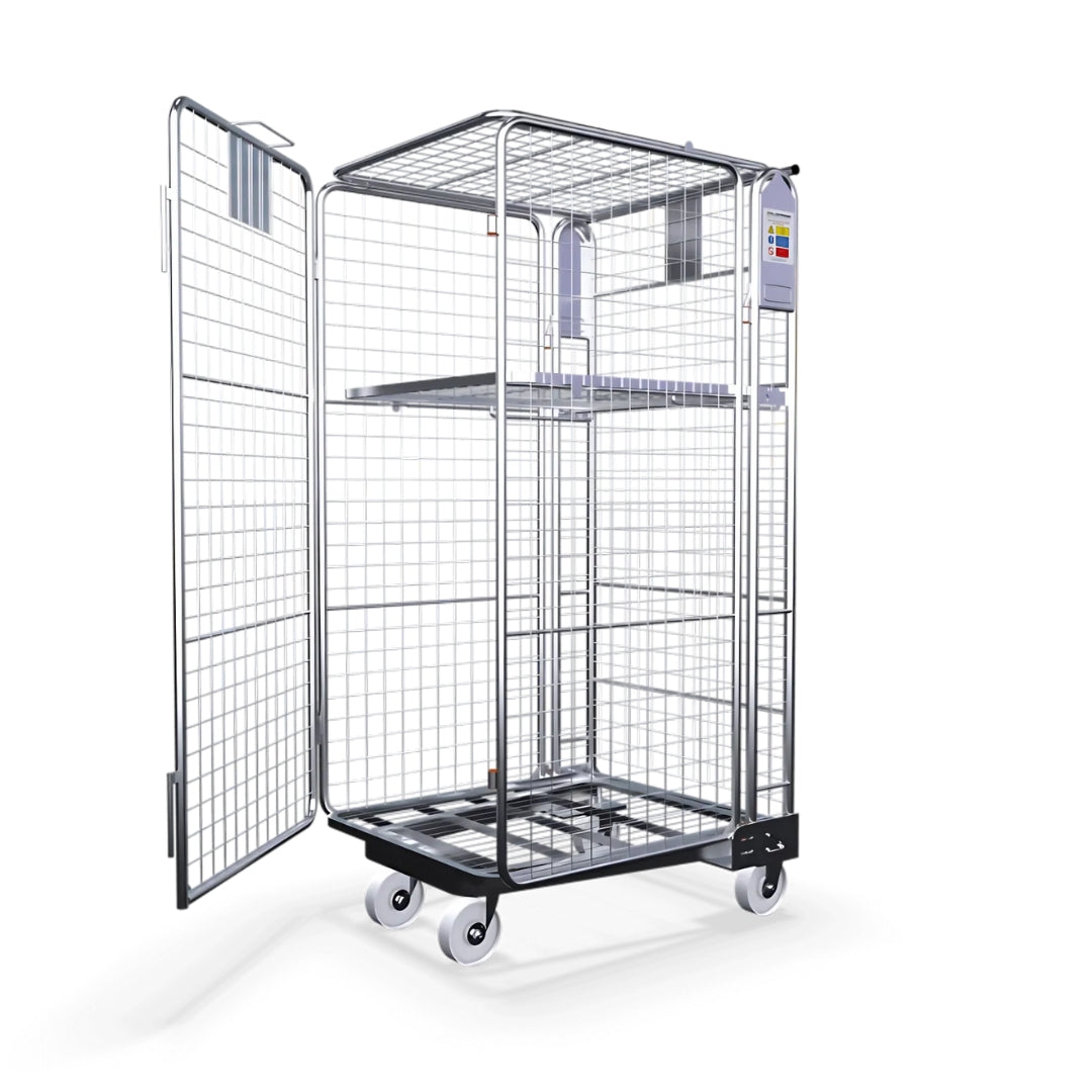Nestable Cage Trolley on Wheels