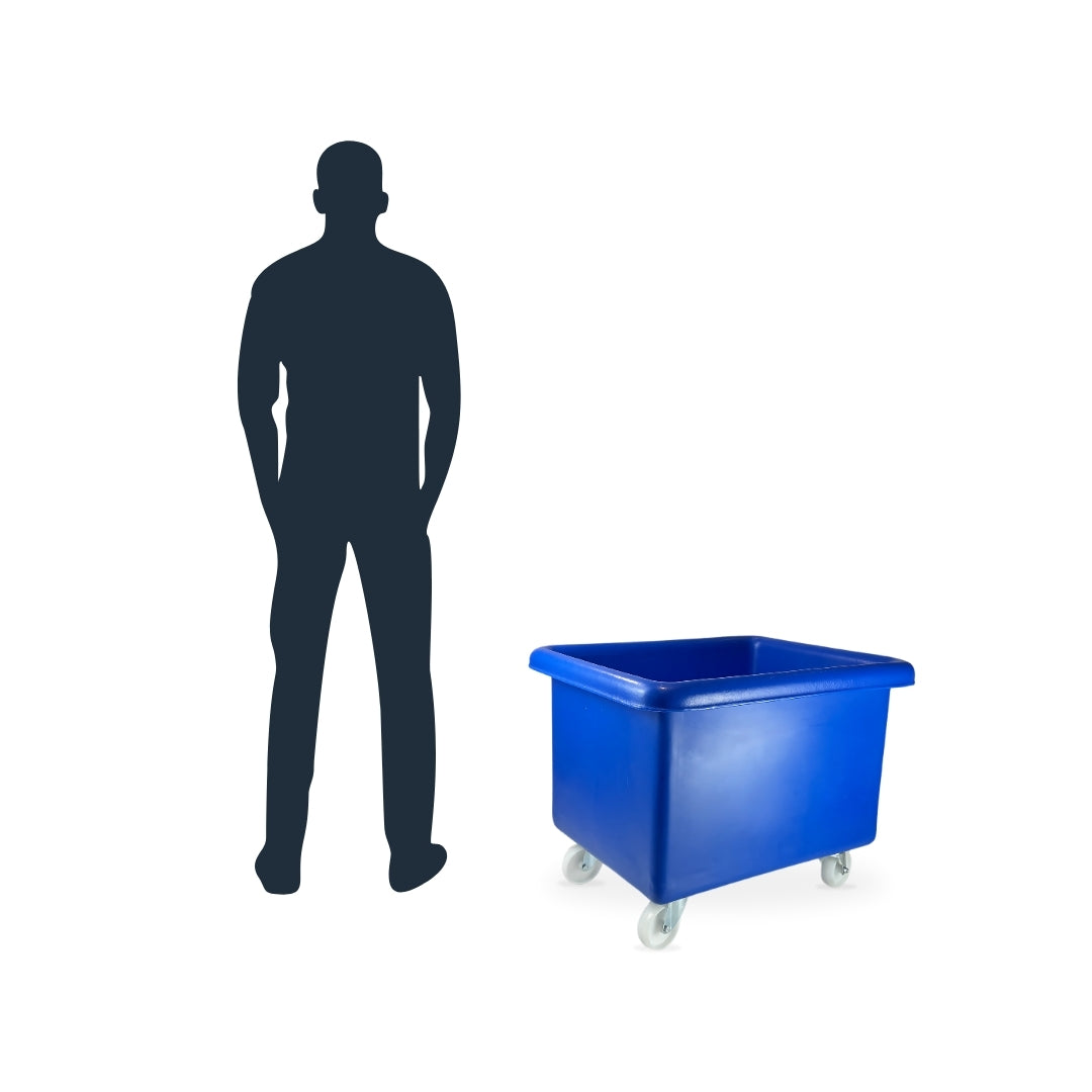 Plastic Container Truck – 132 Litres, Wheeled