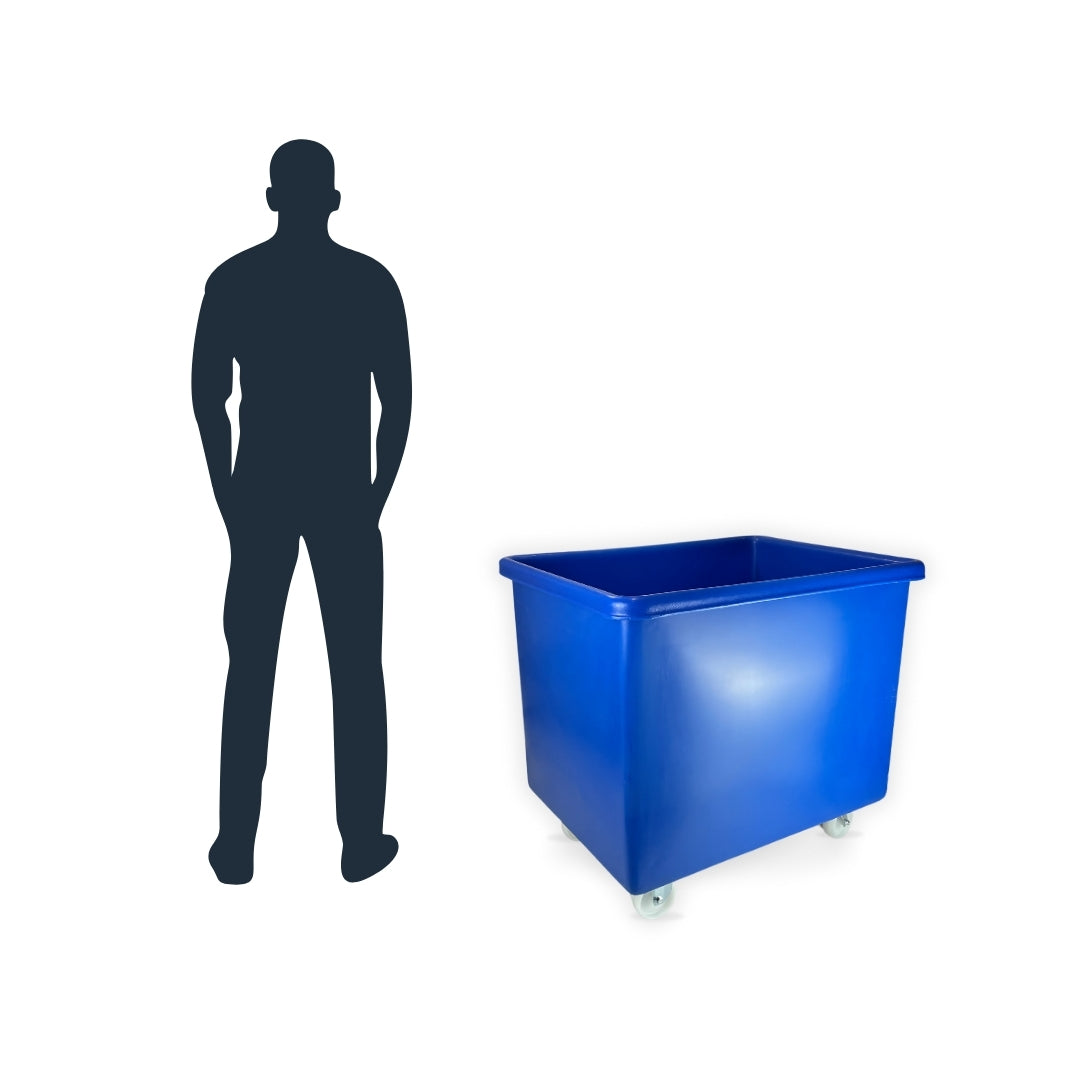 Plastic Container Truck – 227 Litres, Wheeled