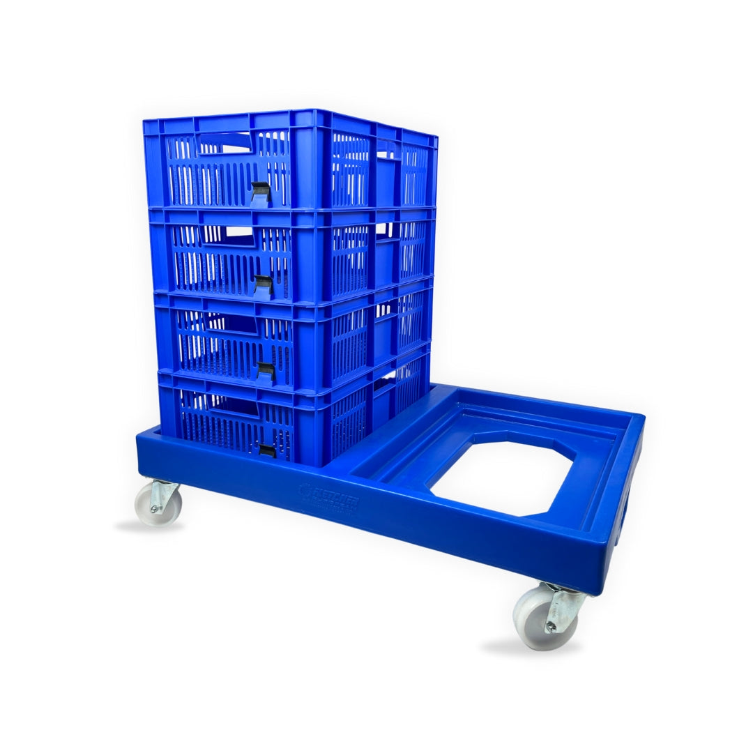 Plastic Double Dolly – 600x400 Twin Stack