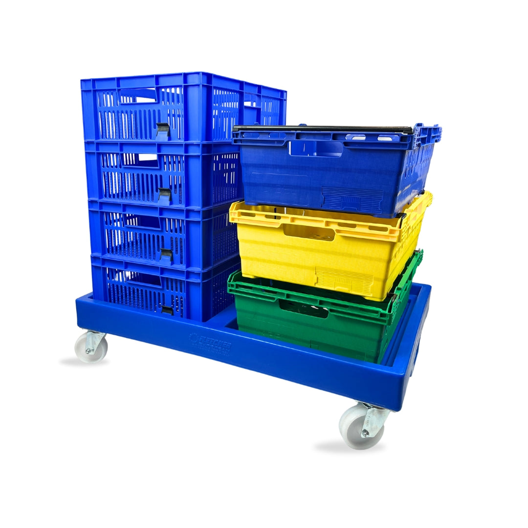 Plastic Double Dolly – 600x400 Twin Stack