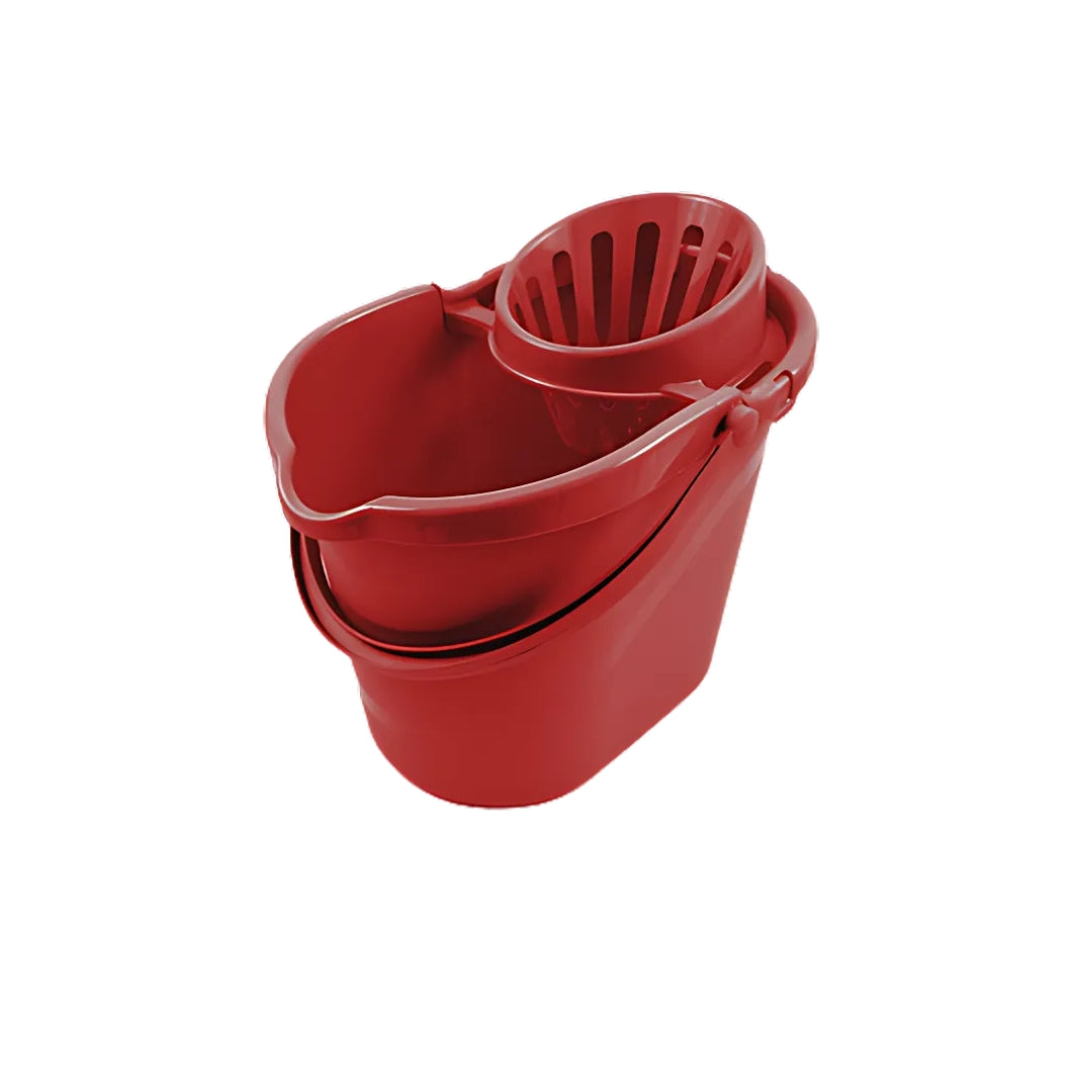 Plastic Mop Bucket 12 Litres with Wringer