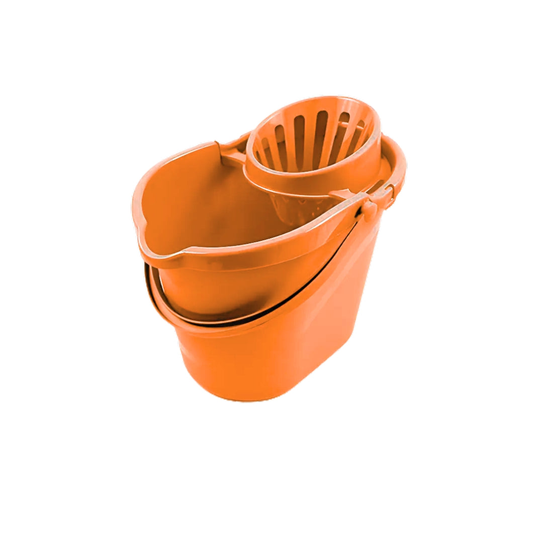 Plastic Mop Bucket 12 Litres with Wringer