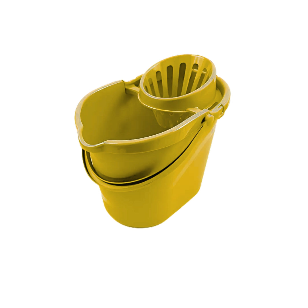 Plastic Mop Bucket 12 Litres with Wringer