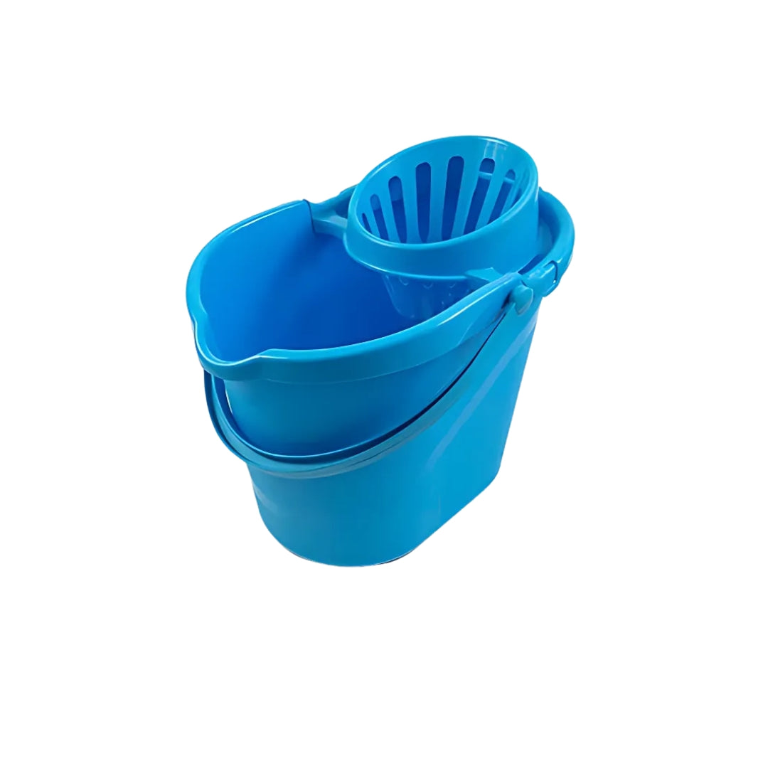 Plastic Mop Bucket 12 Litres with Wringer