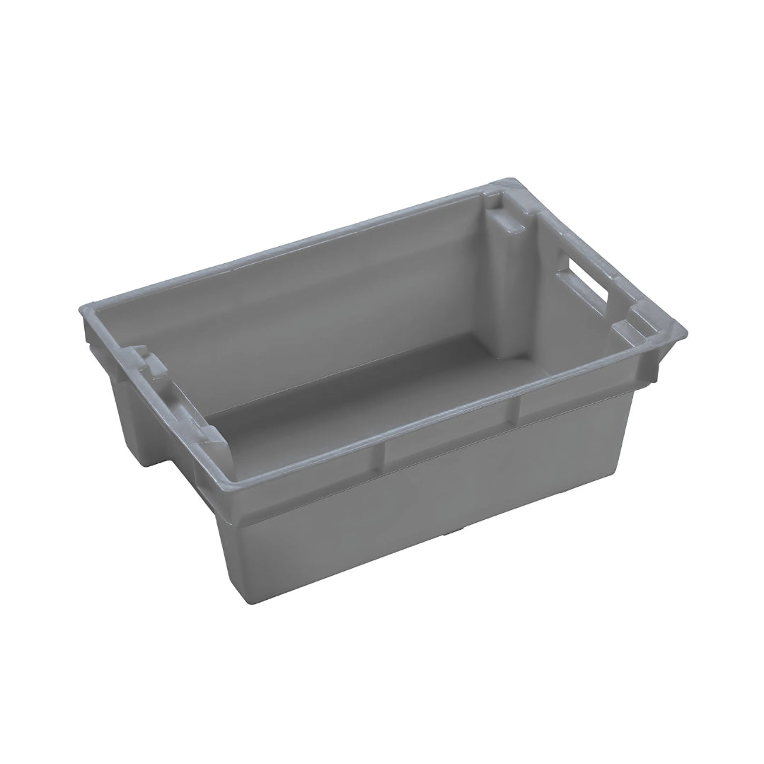 Plastic Stack & Nest Container – 30L Solid