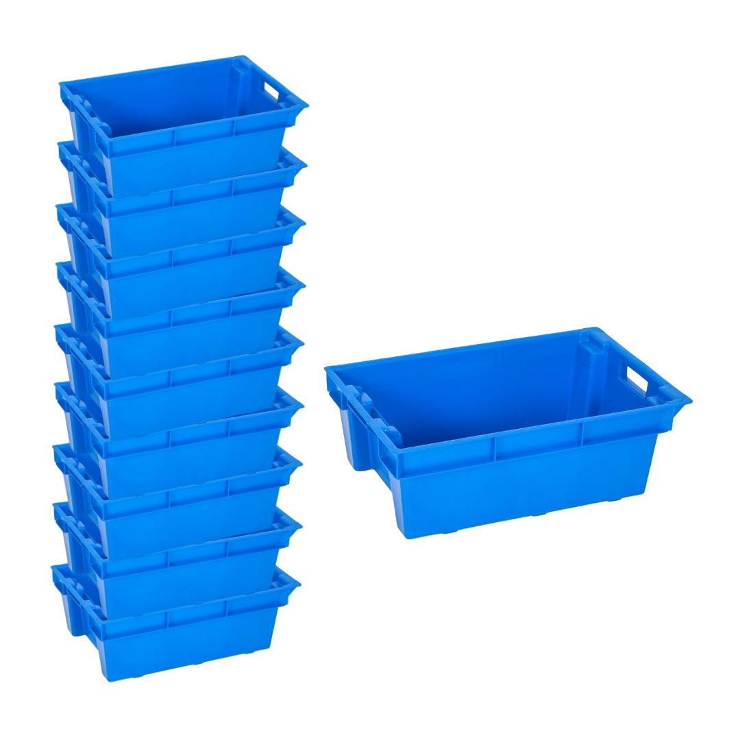 Plastic Stack & Nest Container – 30L Ventilated