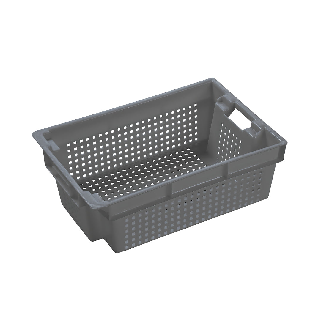 Plastic Stack & Nest Container – 30L Ventilated