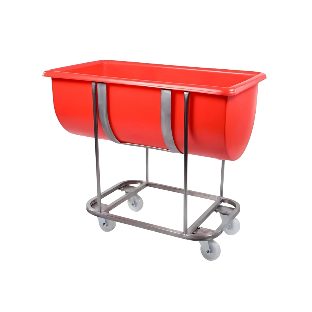 Plastic Trough with Stainless Steel Frame – 135 Litre