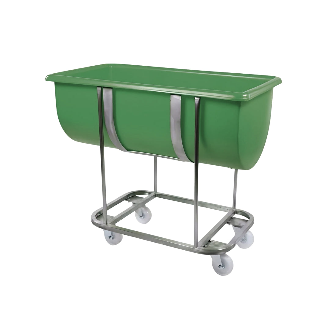 Plastic Trough with Stainless Steel Frame – 135 Litre
