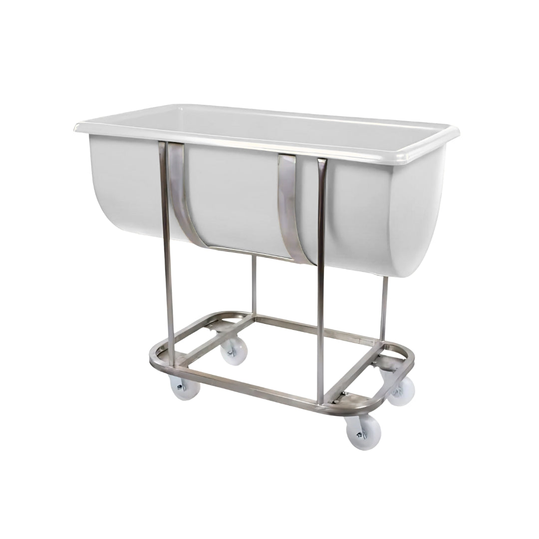 Plastic Trough with Stainless Steel Frame – 135 Litre