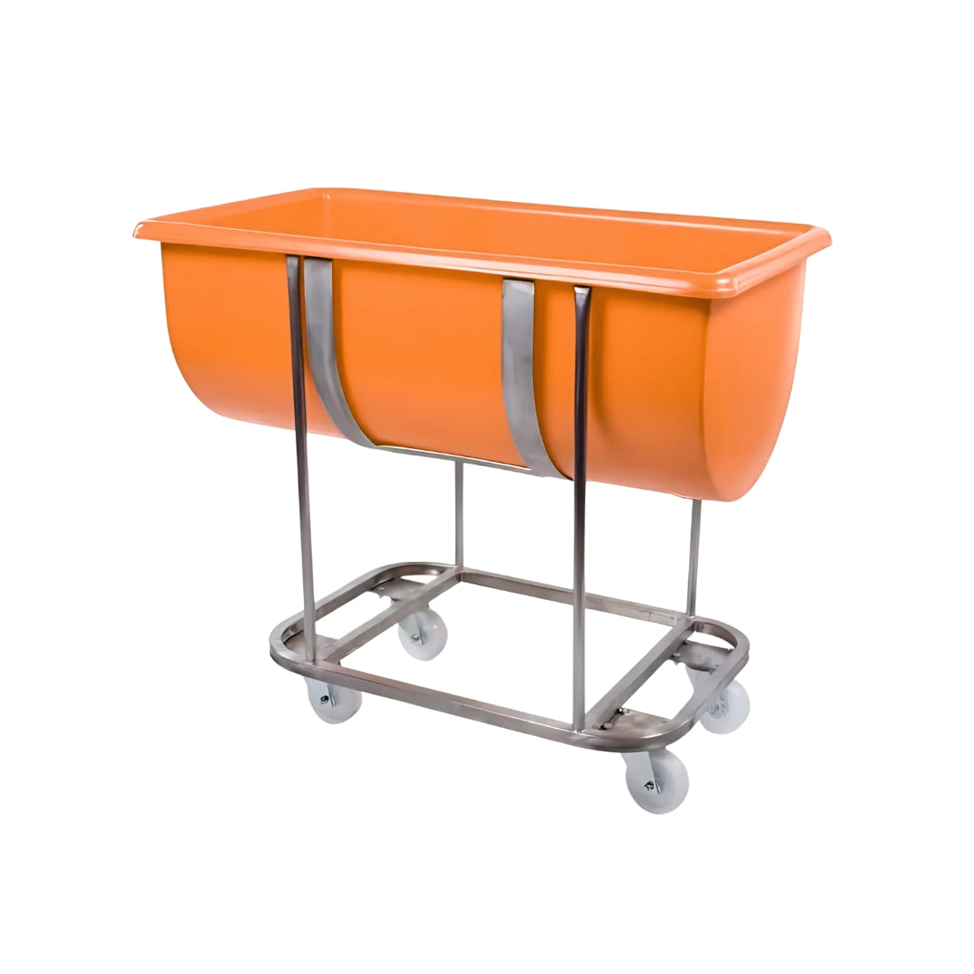 Plastic Trough with Stainless Steel Frame – 135 Litre