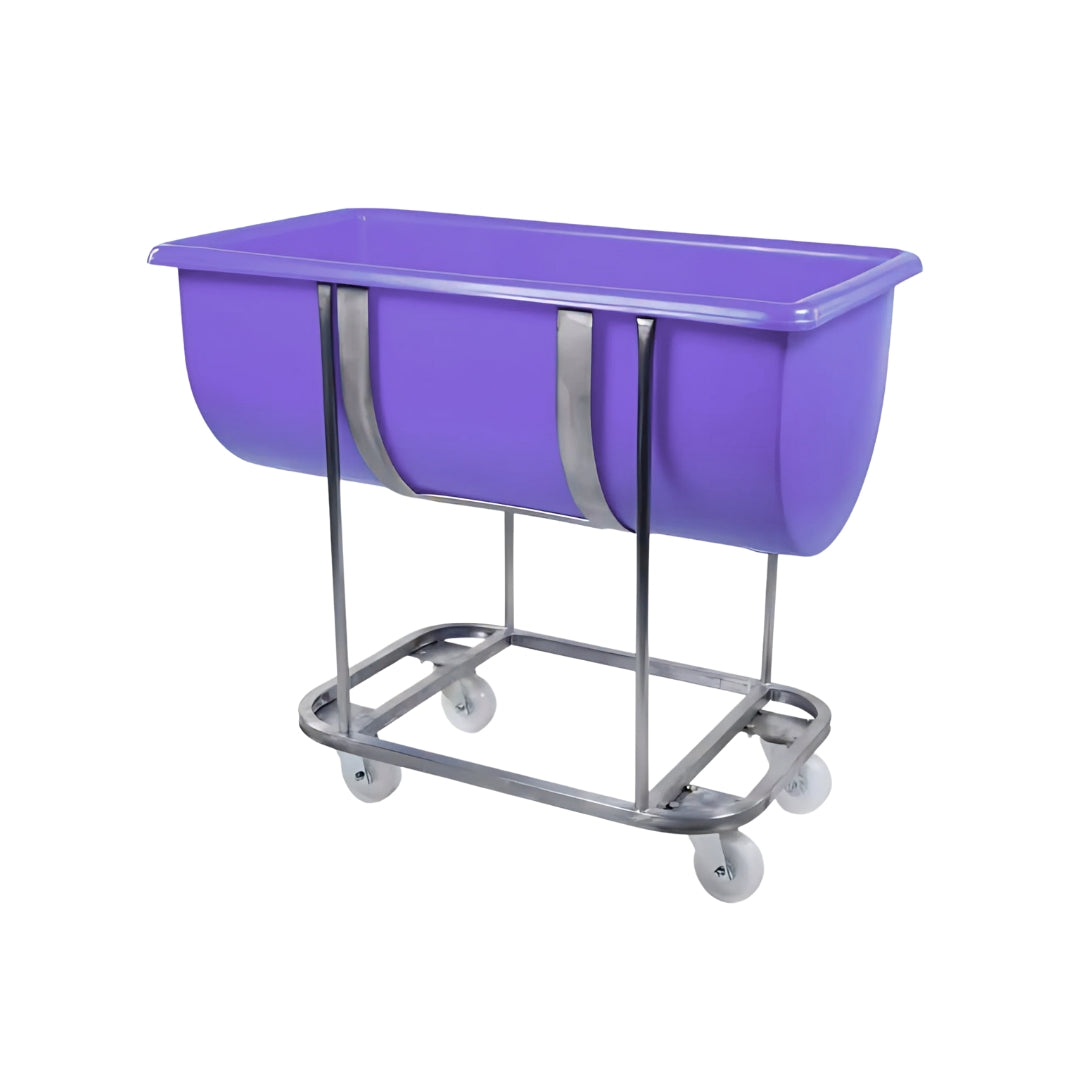 Plastic Trough with Stainless Steel Frame – 135 Litre
