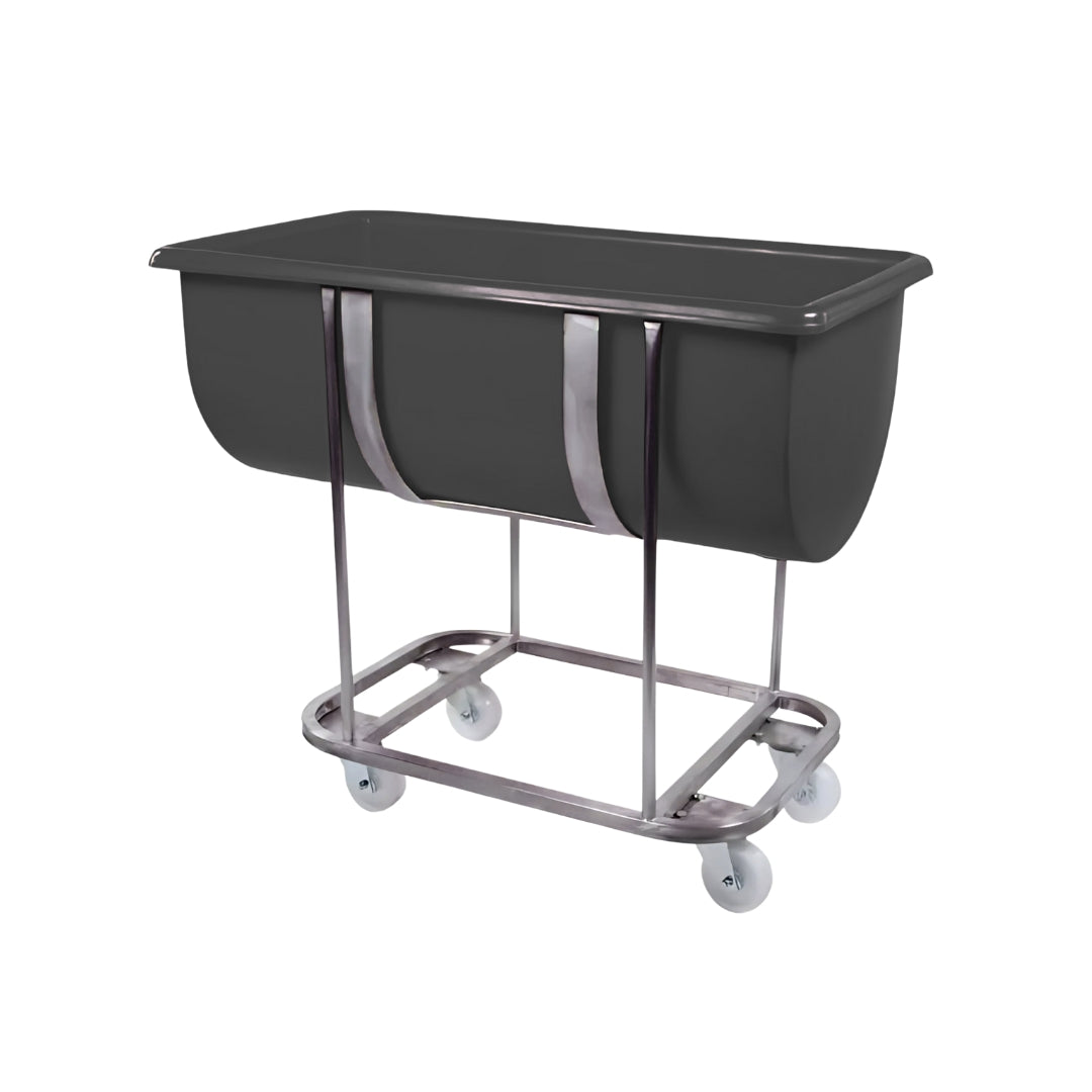 Plastic Trough with Stainless Steel Frame – 135 Litre