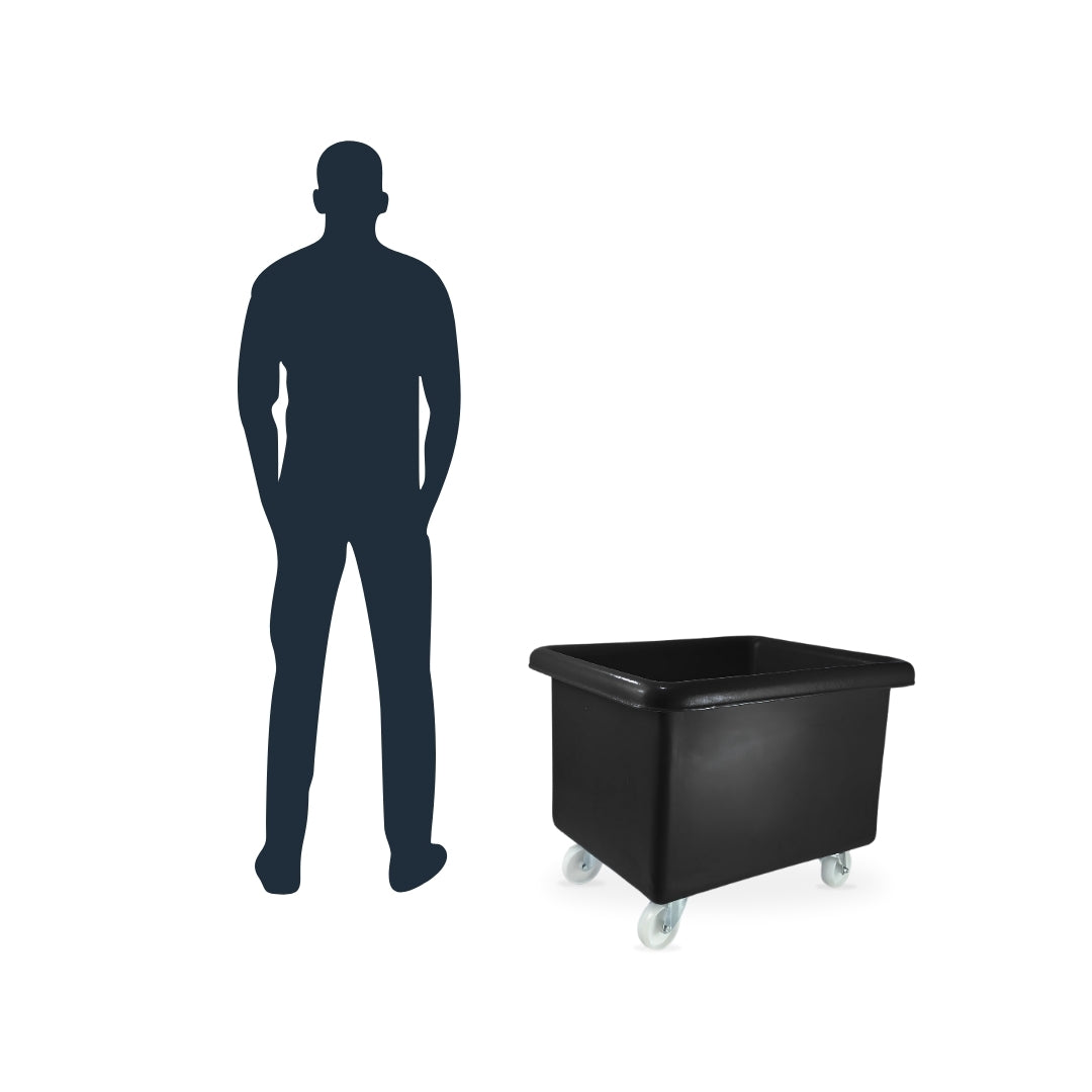 Recycled Plastic Container Truck – 132 Litres, Wheeled