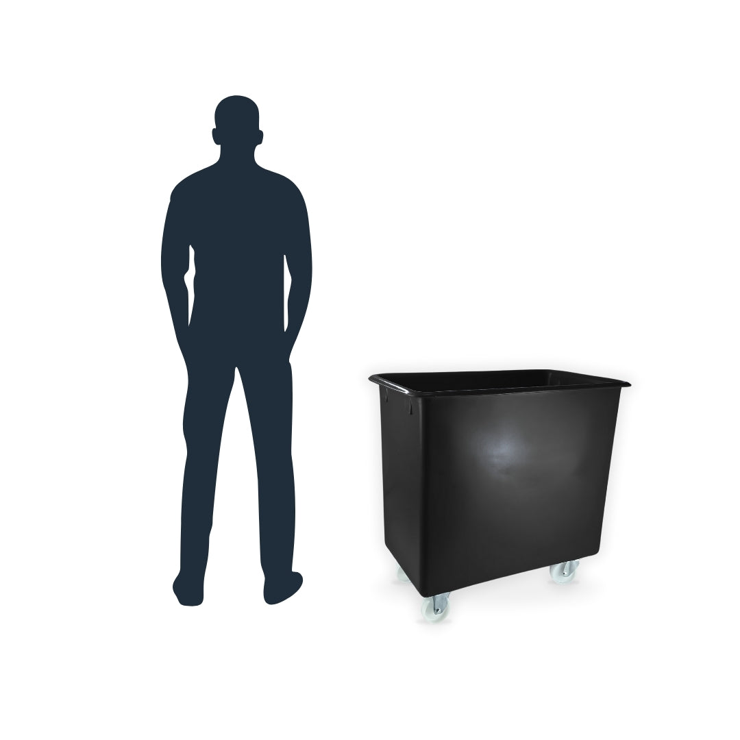 Recycled Plastic Container Truck – 200 Litres, Wheeled