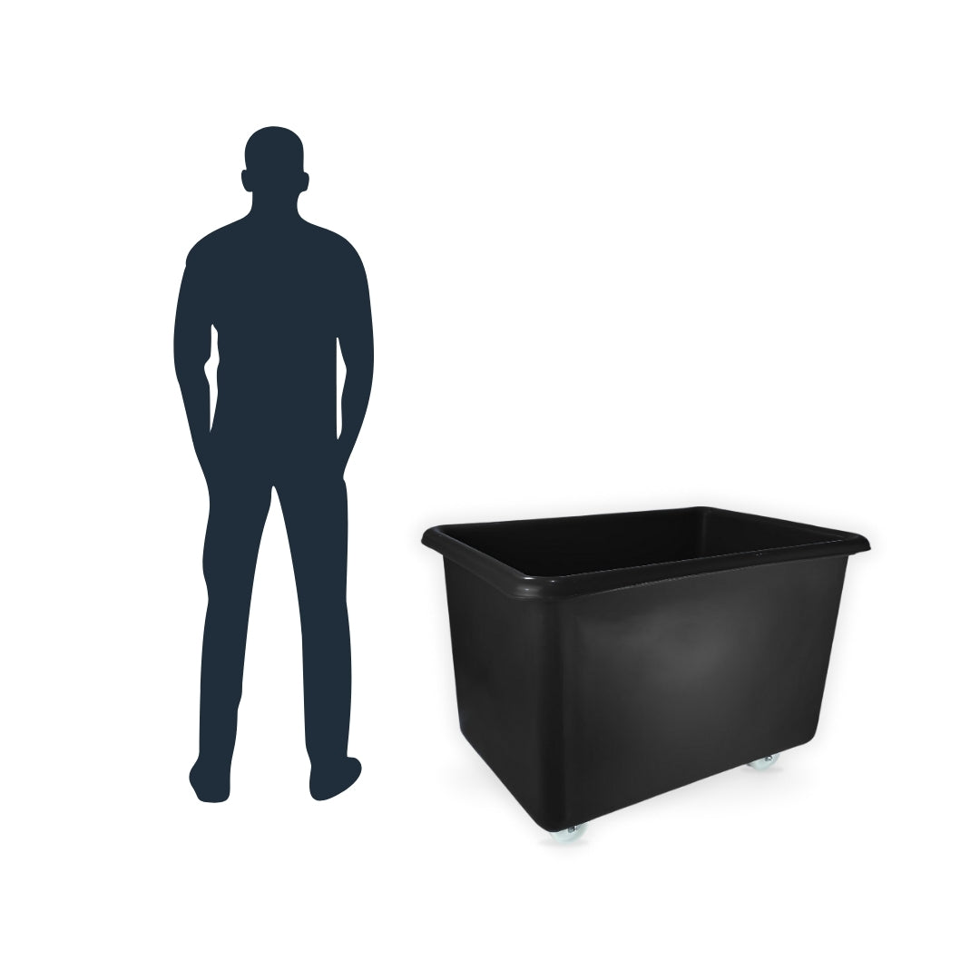 Recycled Plastic Container Truck – 320 Litres, Wheeled