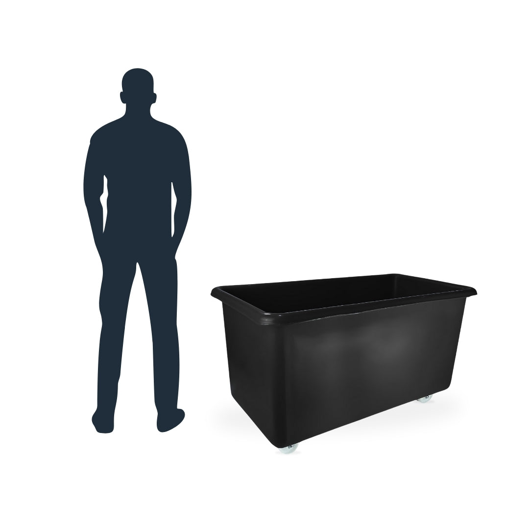 Recycled Plastic Container Truck – 455 Litres, Wheeled