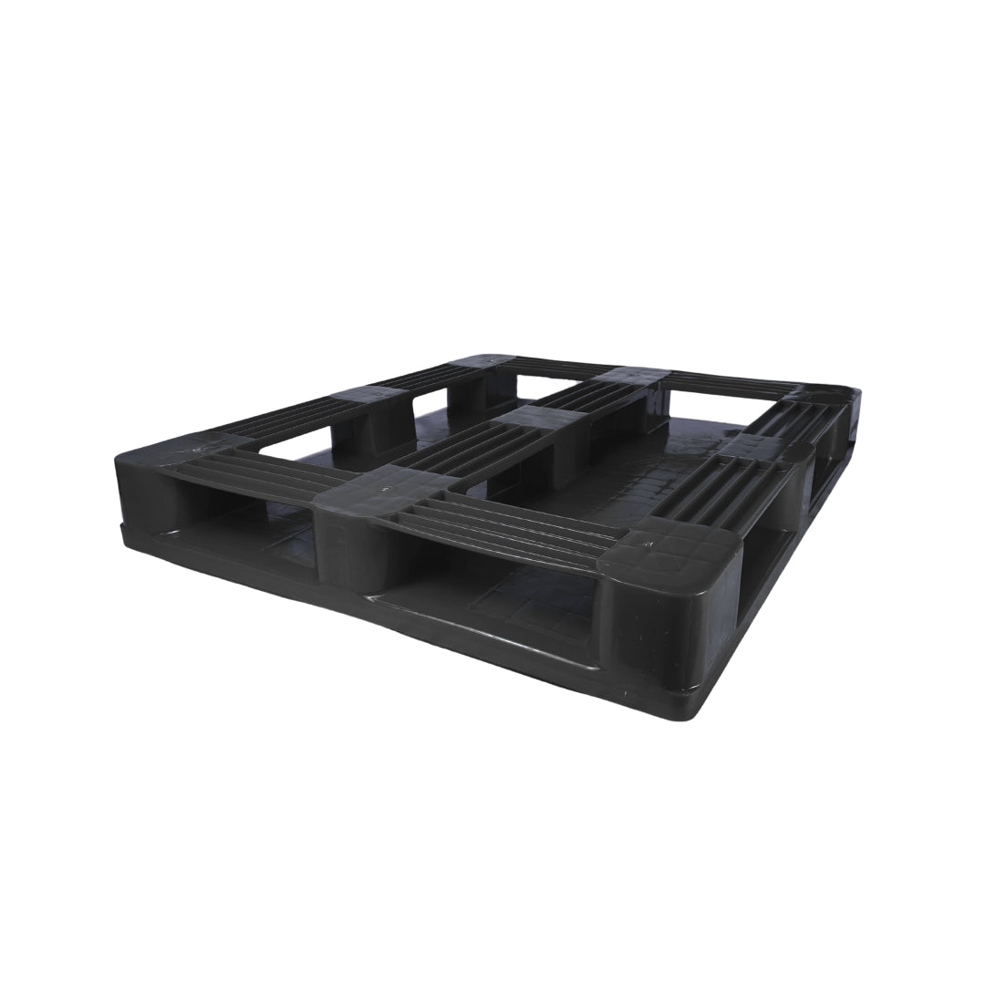 Recycled Plastic Pallet – Solid Deck, 5 Runner