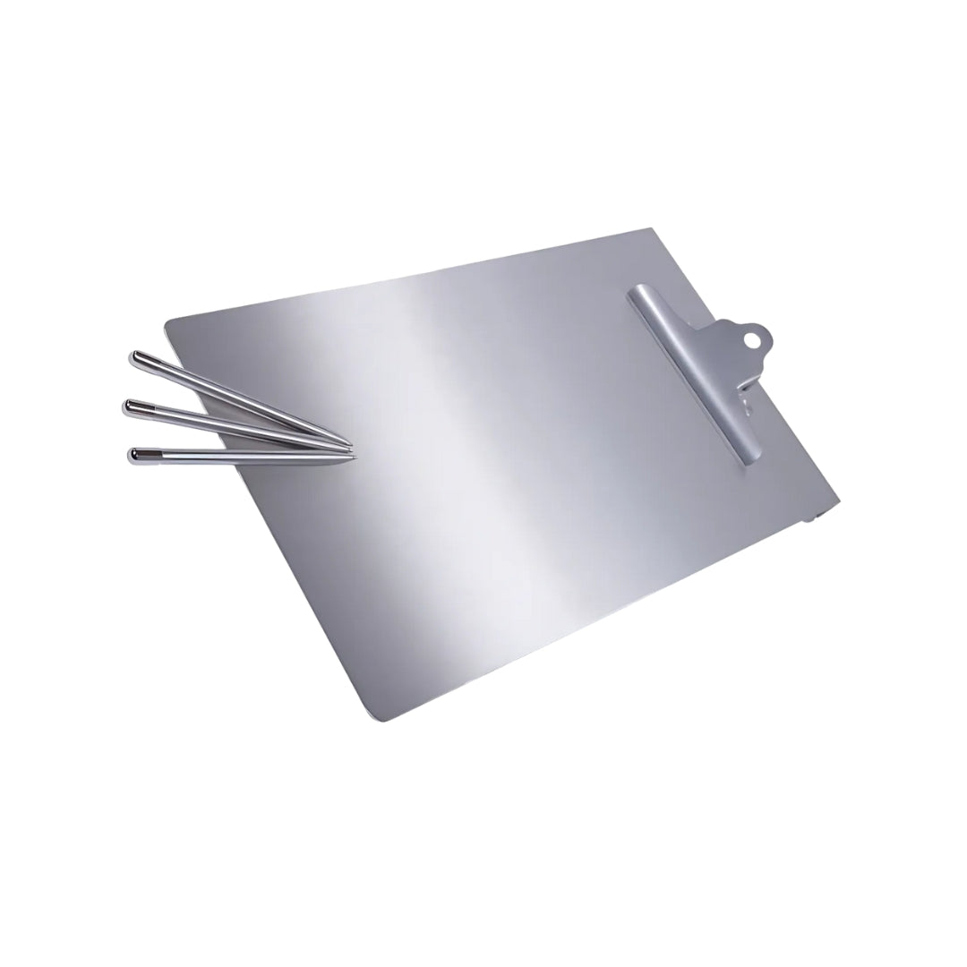 Stainless Steel A4 Clipboard