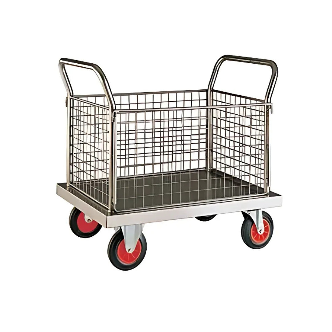 Stainless Steel Platform Trolley – Large