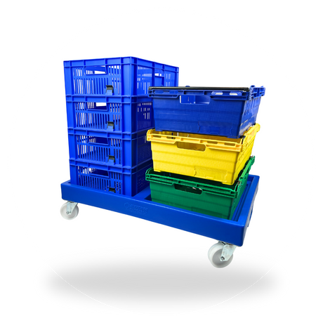 Container Dollies for Material Handling in Food Production & Logistics