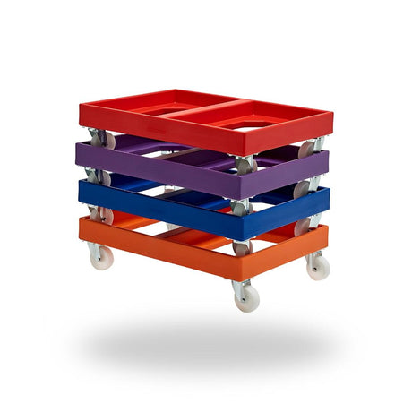 Food-Grade Dollies for Crates, Bins & Containers