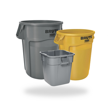 Rubbermaid BRUTE Bins & Slim Jim Recycling for Professional Waste Management