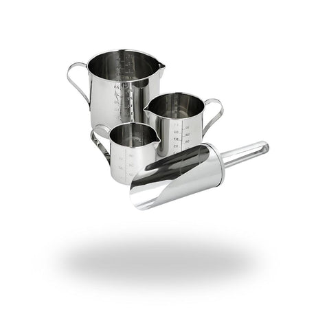 Stainless Steel Utensils for Food Handling and Storage