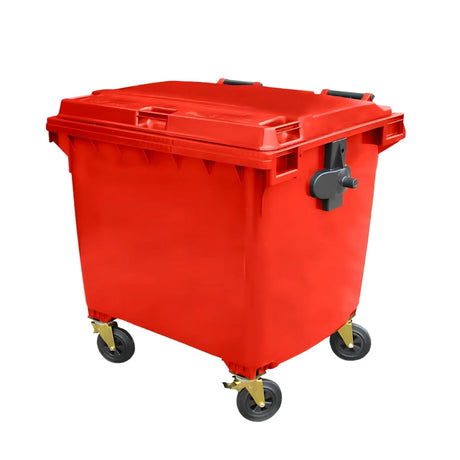 1100L Plastic Wheelie Bin