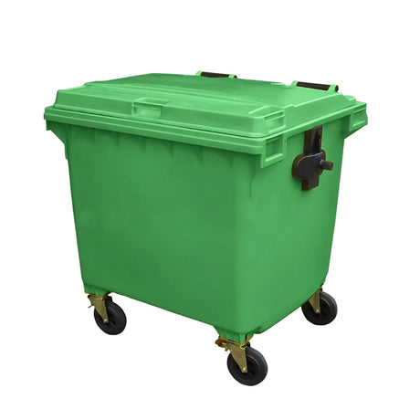 1100L Plastic Wheelie Bin