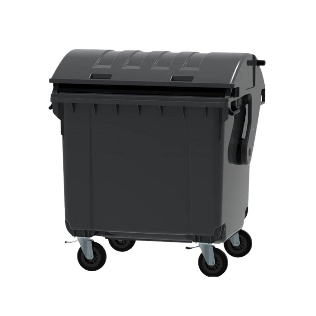 1100L Roll Top Plastic Wheelie Bin