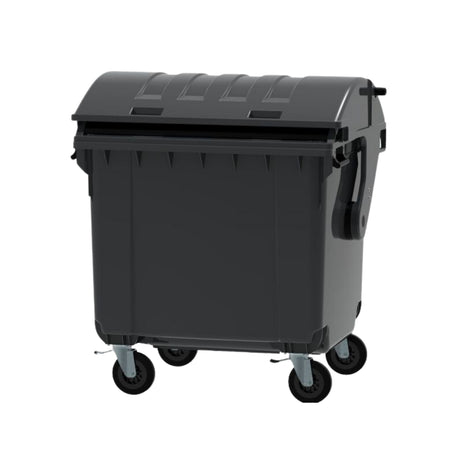1100L Roll Top Plastic Wheelie Bin