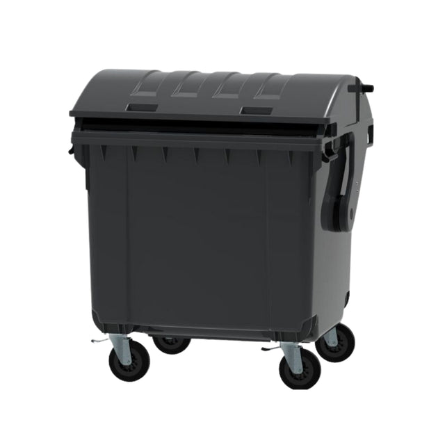 1100L Roll Top Plastic Wheelie Bin