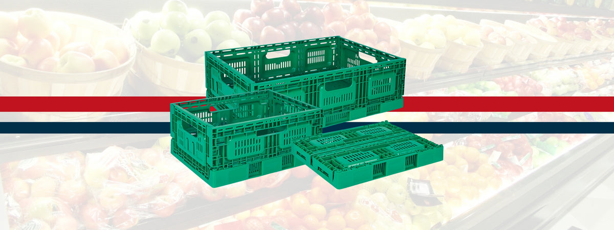 Collapsible Crates & Plastic Storage Boxes for Logistics & Food Use ...
