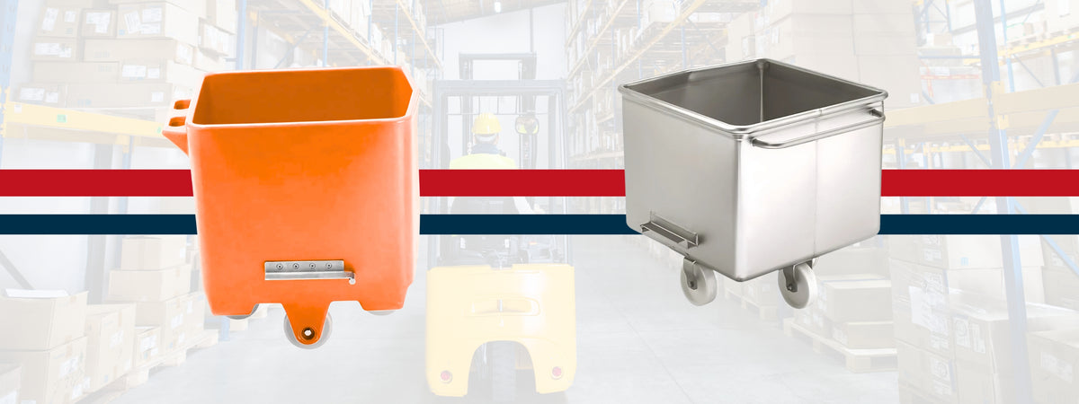 Eurobins & Tote Bins | 200L Stainless & Plastic Mobile Containers ...