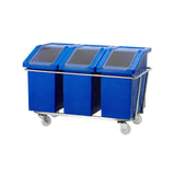 Food Grade Ingredient Dispenser Trolley – 3 Bin