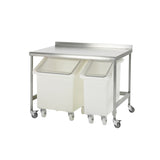 Food Grade Mobile Ingredient Bin with Dispenser Flap – 150L