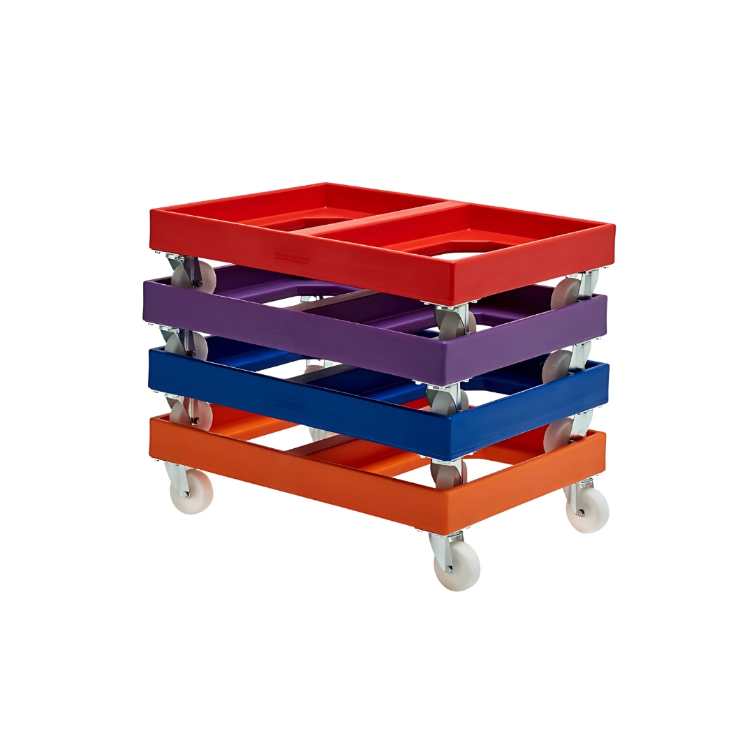 Heavy Duty Plastic Storage Dolly – Open Deck