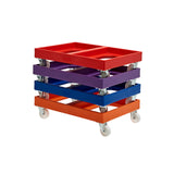 Heavy Duty Plastic Storage Dolly – Open Deck