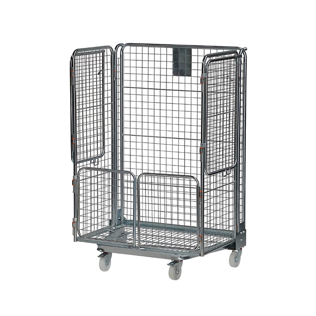 Jumbo Nestable Cage Trolley – Full Mesh
