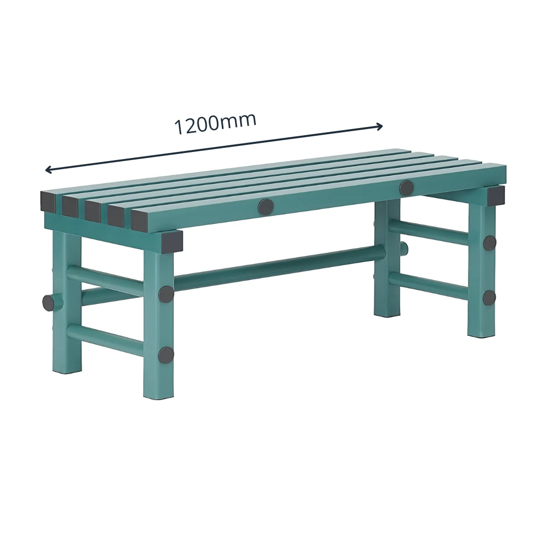 Plastic Changing Room Bench – Food-Safe Seating for Hygiene Zones