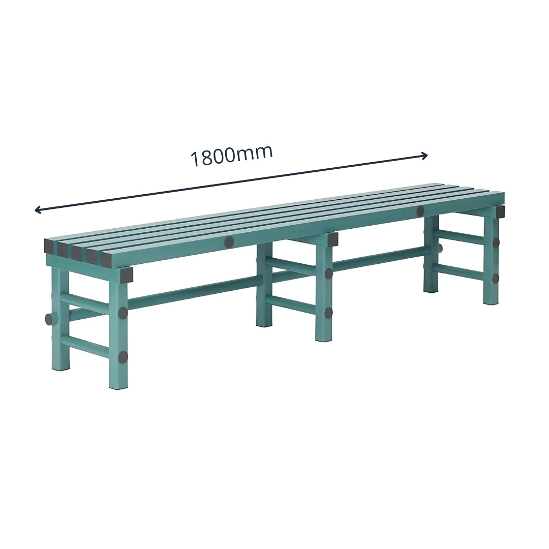 Plastic Changing Room Bench – Food-Safe Seating for Hygiene Zones